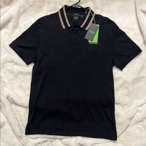 BOSS Men's Black Polo Shirt